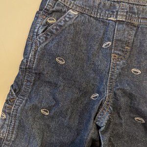 Embroidered OshKosh Overalls (18mo) + 2 Carter's Onesies
